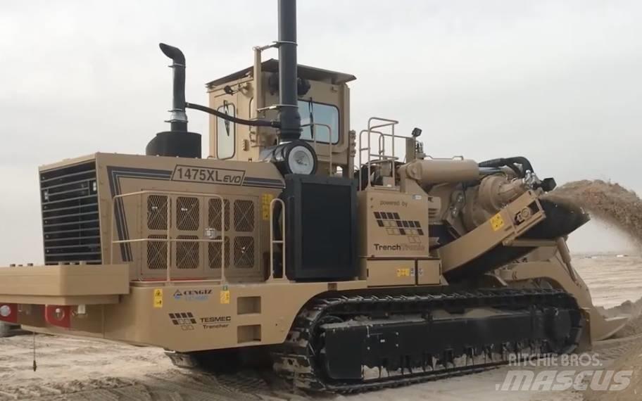 Tesmec T1475XL Akmens un betona zāģi