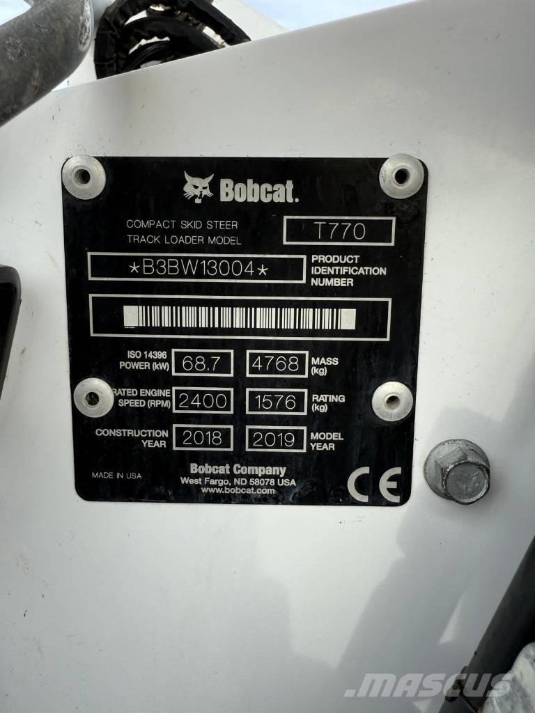 Bobcat T 770 Kāpurķēžu iekrāvēji