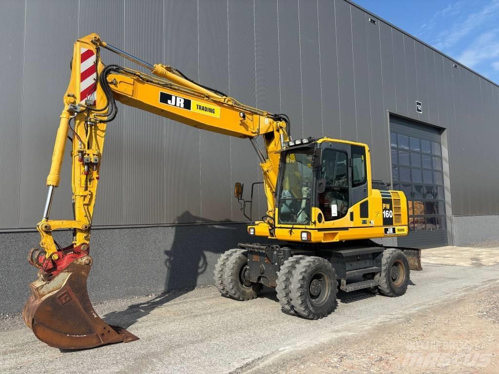 Komatsu PW 160 Ekskavatori uz riteņiem