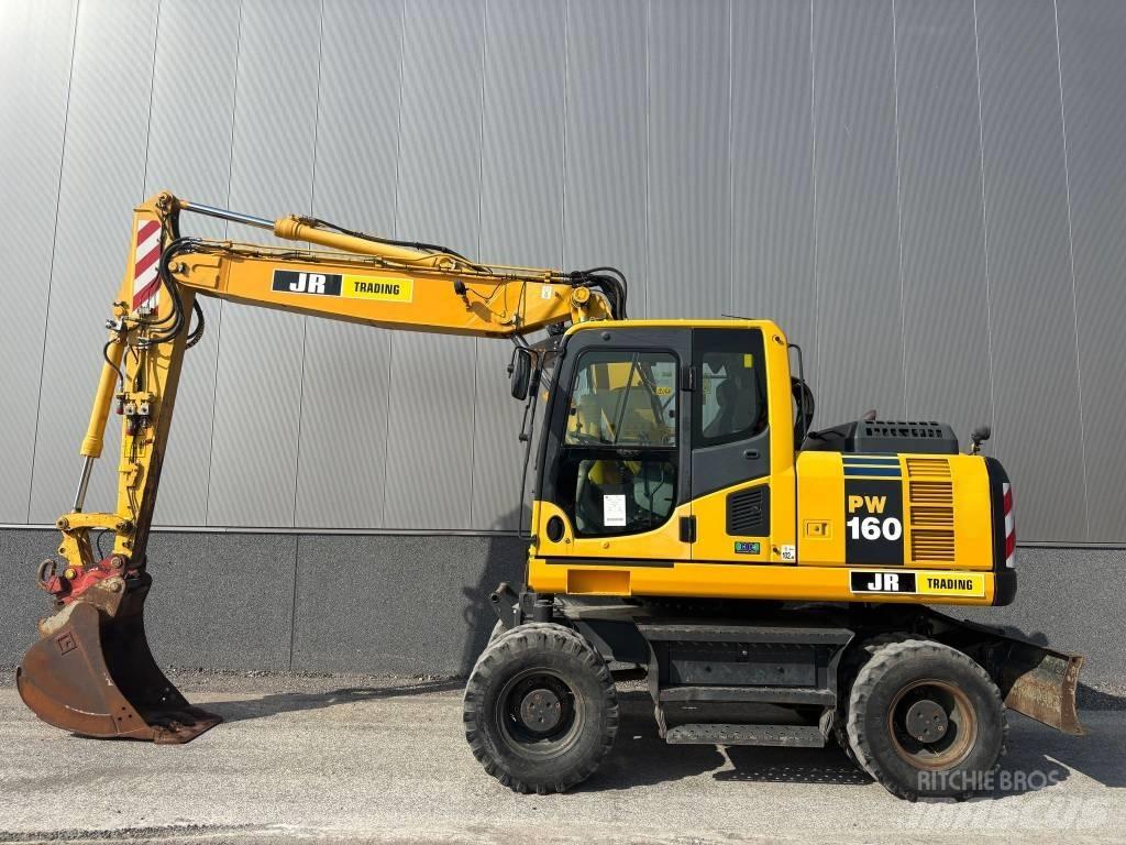 Komatsu PW 160 Ekskavatori uz riteņiem