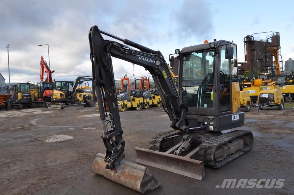 Volvo EC 27 D Mini ekskavatori < 7 t