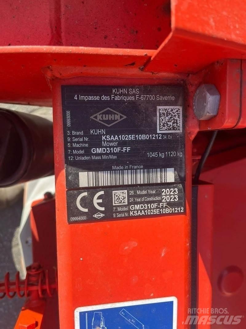 Kuhn GMD 310F Pļaujmašīnas ar kondicionieri
