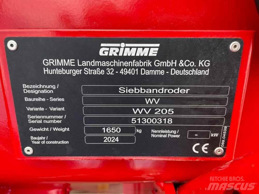 Grimme WV 205 Lauksaimniecība- Citi