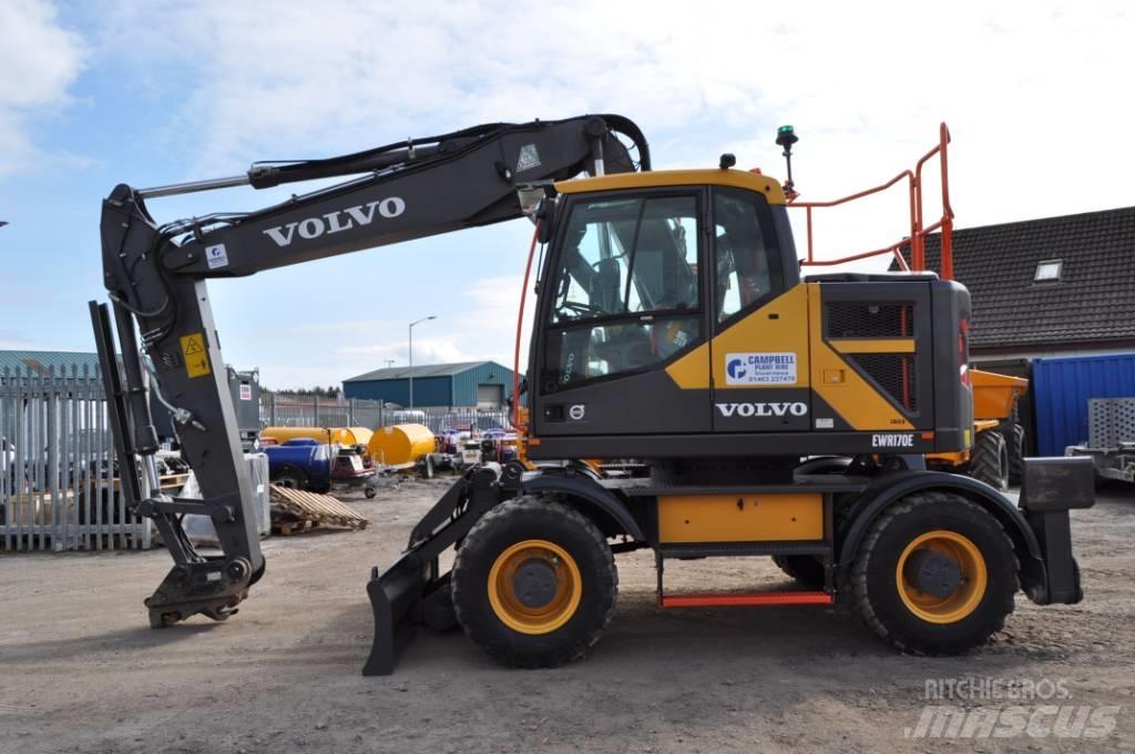 Volvo EWR 170 Ekskavatori uz riteņiem