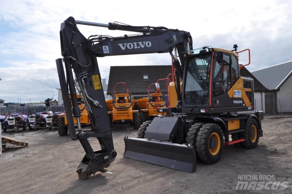 Volvo EWR 170 Ekskavatori uz riteņiem