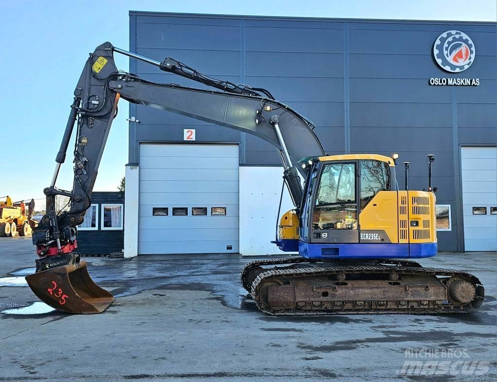 Volvo ECR 235 EL Kāpurķēžu ekskavatori