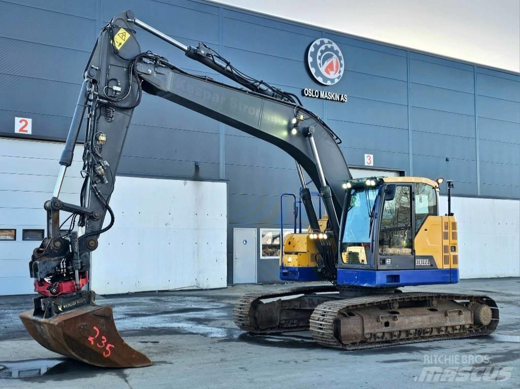 Volvo ECR 235 EL Kāpurķēžu ekskavatori