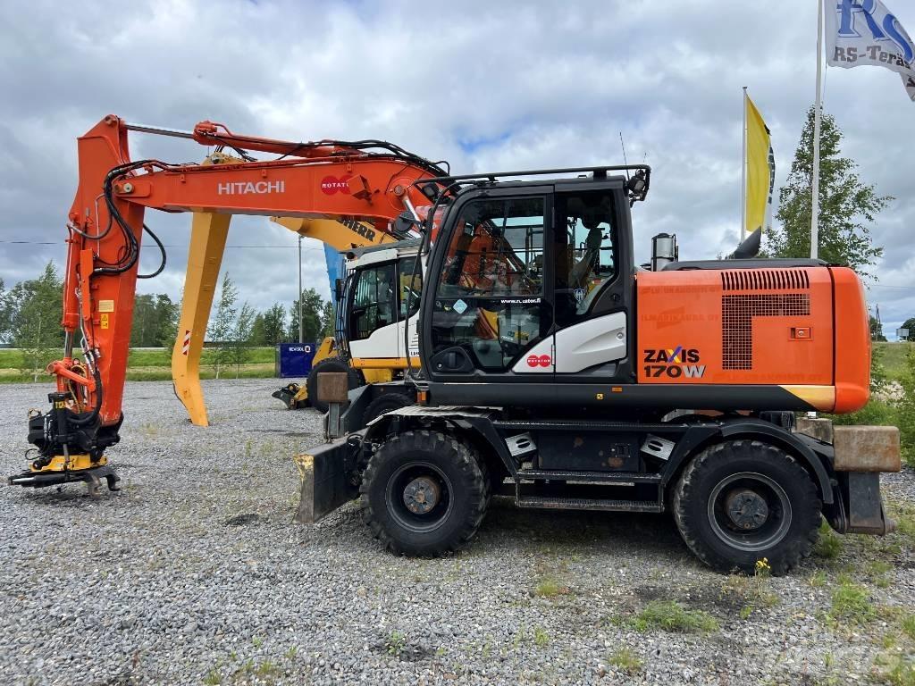 Hitachi ZX 170W-5B Ekskavatori uz riteņiem