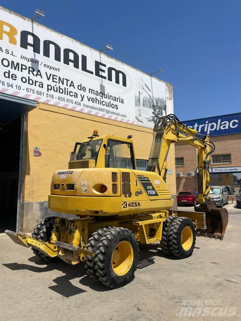 Komatsu PW 110 Ekskavatori uz riteņiem