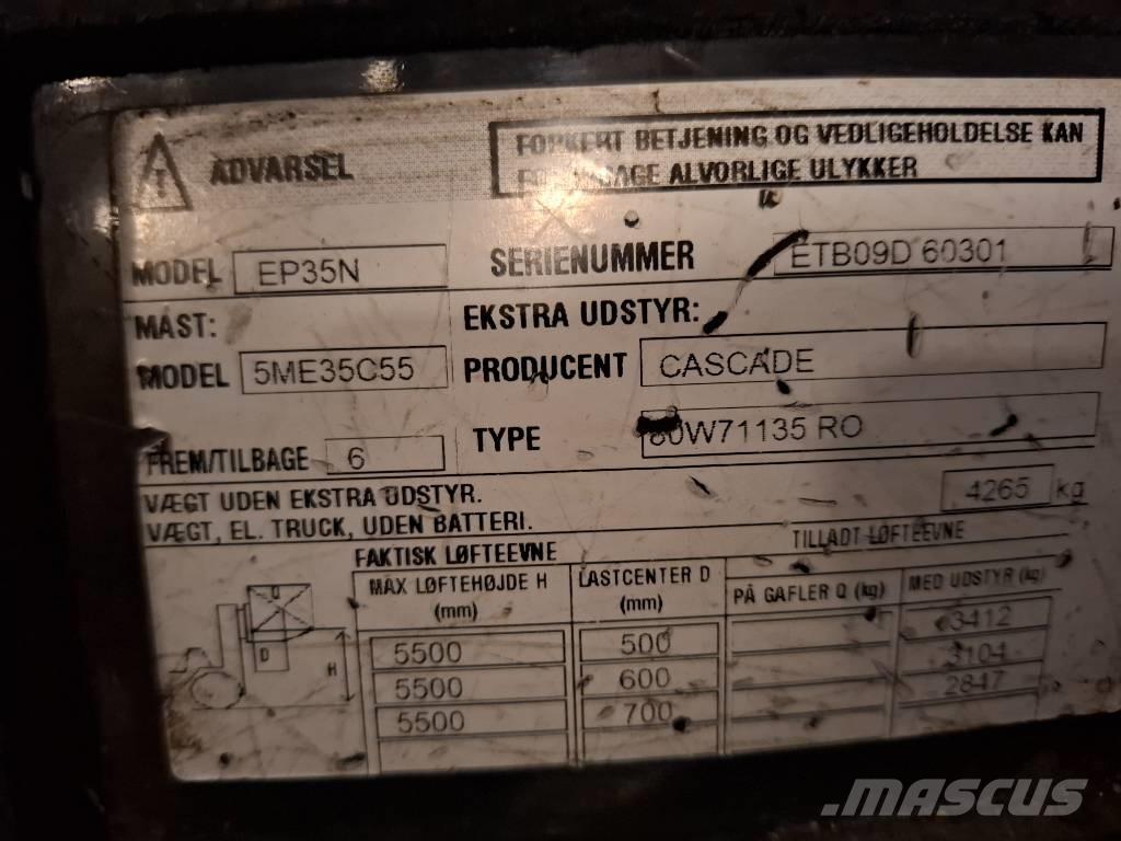 CAT EP35N Elektriskie iekrāvēji