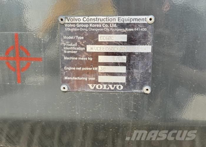 Volvo EC 60 C Mini ekskavatori < 7 t
