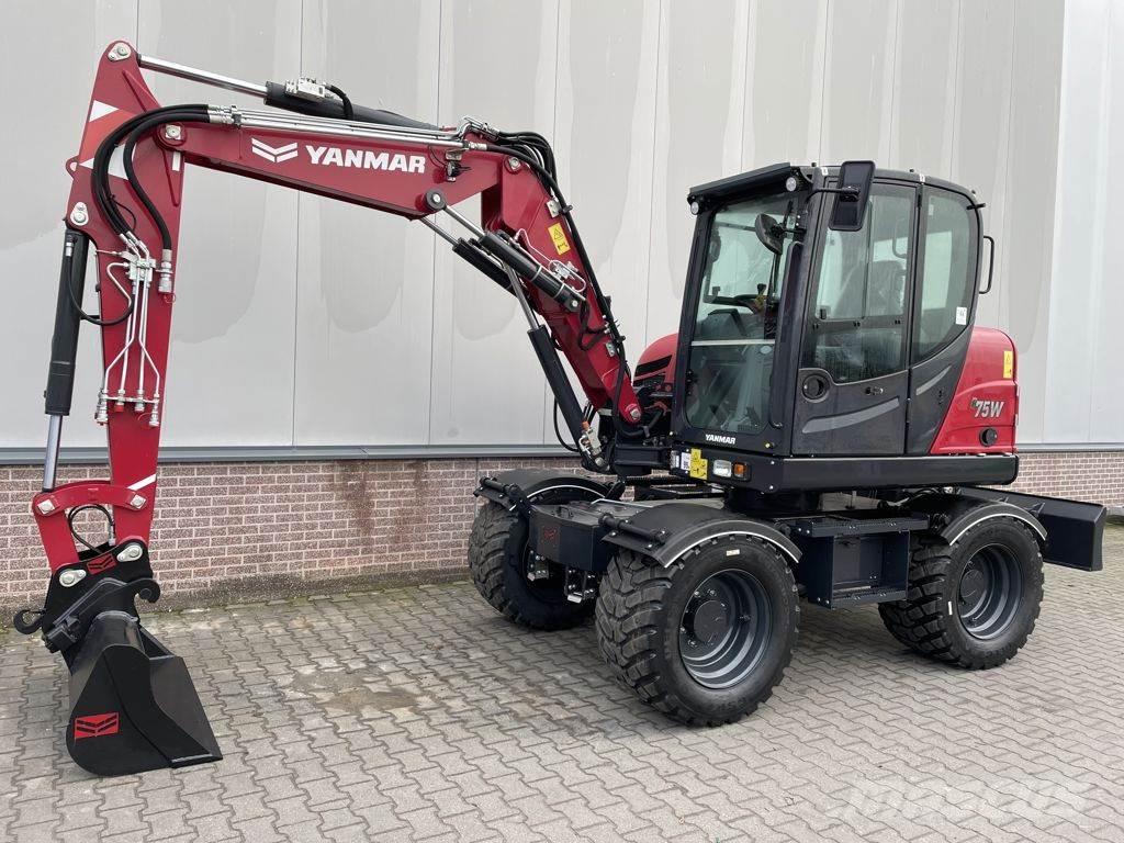 Yanmar B75W Ekskavatori uz riteņiem
