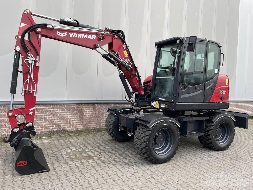 Yanmar B75W Ekskavatori uz riteņiem