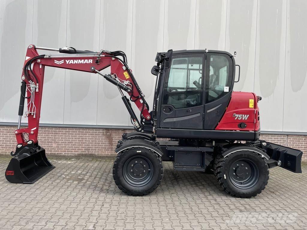 Yanmar B75W Ekskavatori uz riteņiem
