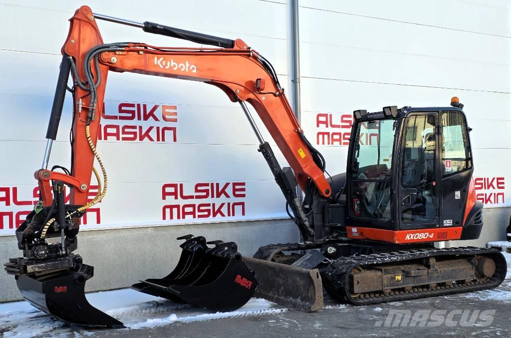 Kubota KX 080-4 Vidēja lieluma ekskavatori 7 t - 12 t