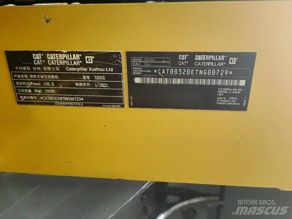 CAT 320GX Kāpurķēžu ekskavatori