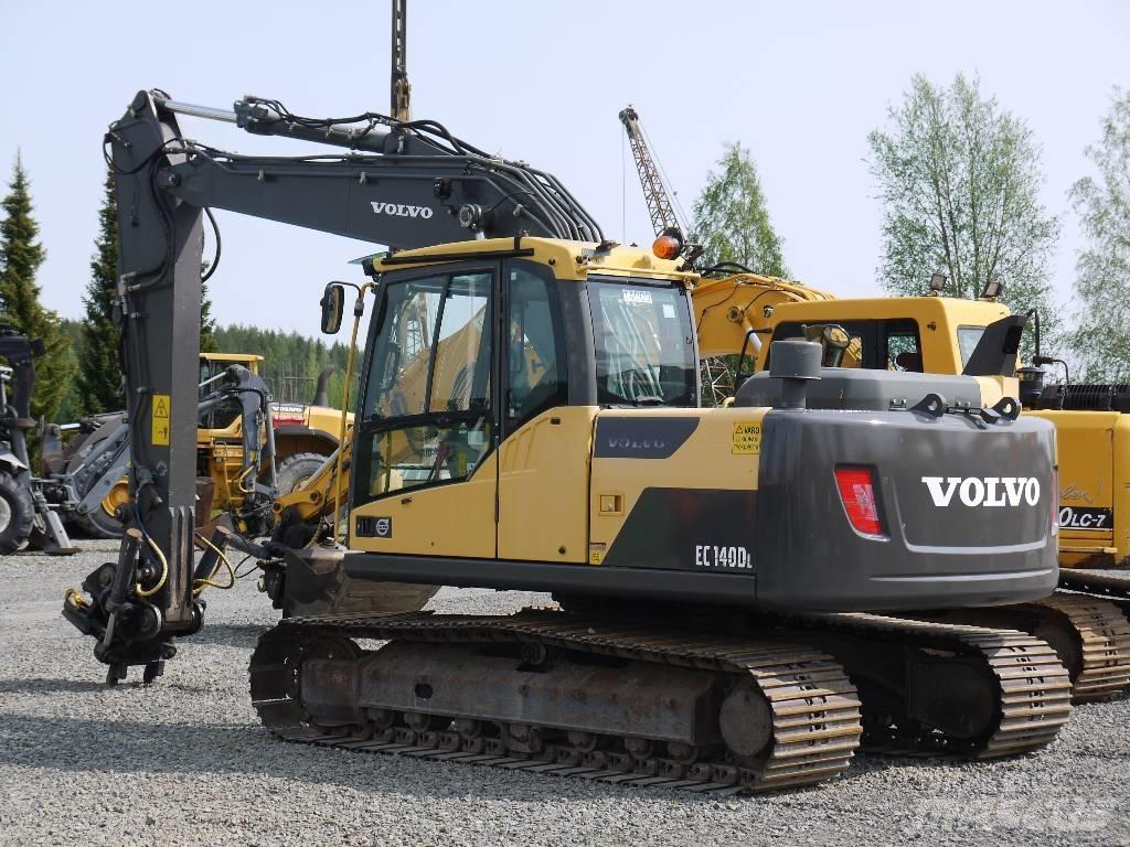 Volvo EC 140 DL Kāpurķēžu ekskavatori