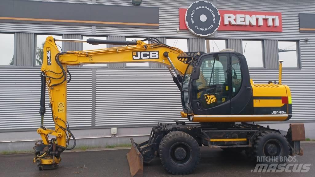 JCB JS 145 W Ekskavatori uz riteņiem