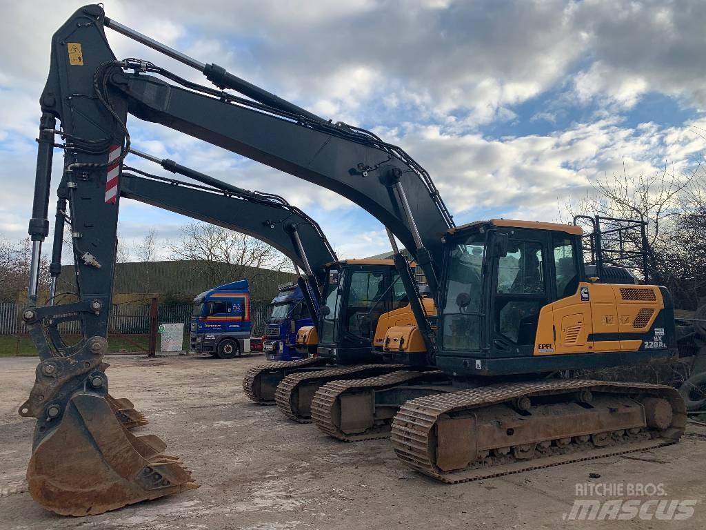 Hyundai HX220A L Kāpurķēžu ekskavatori