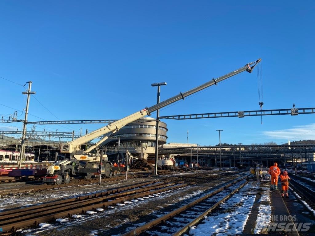 Terex RT 45 L Rail Celtņi nelīdzenām virsmām