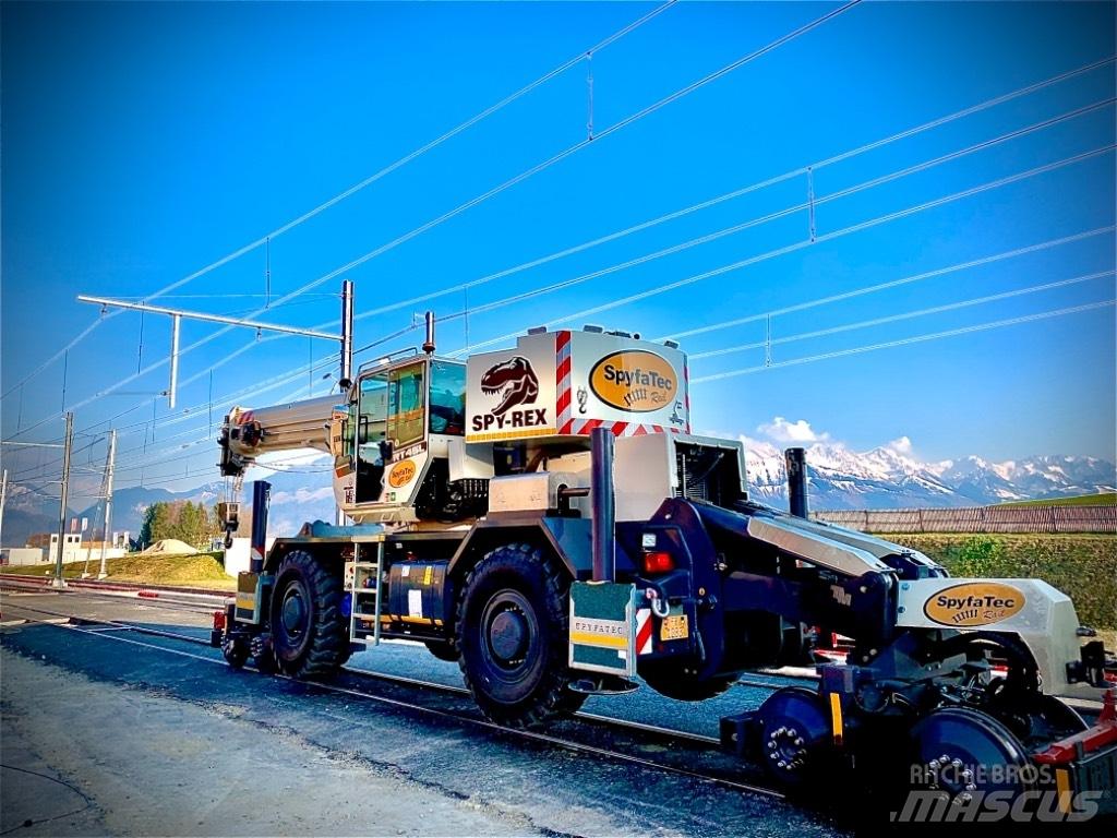 Terex RT 45 L Rail Celtņi nelīdzenām virsmām