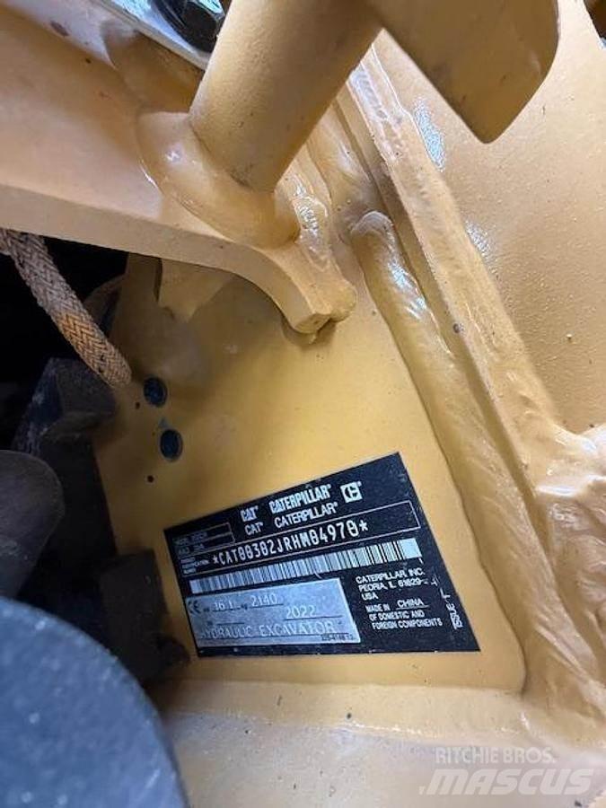 CAT 302-05 Mini ekskavatori < 7 t