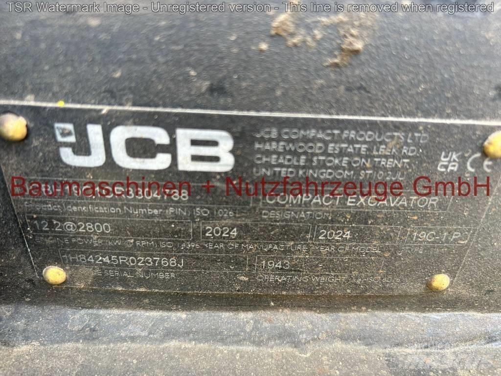JCB 19C -Demo- Mini ekskavatori < 7 t