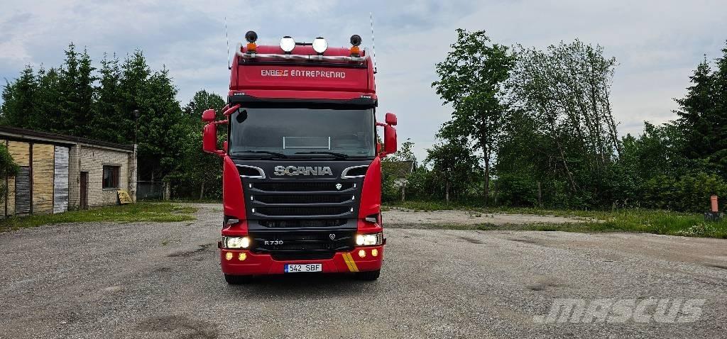 Scania R 730 Treileri ar āķi