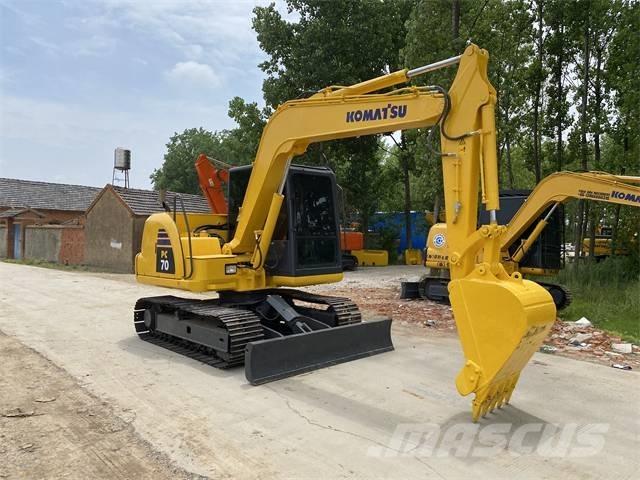 Komatsu pc70-8 Kāpurķēžu ekskavatori