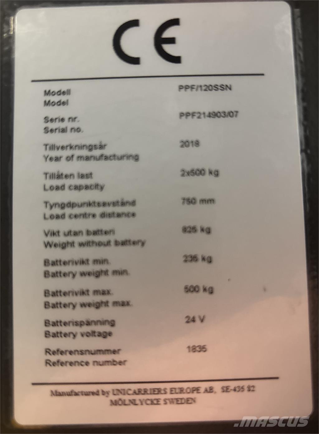 Atlet PPF120 Pasūtījumu savācējs mazam augstumam