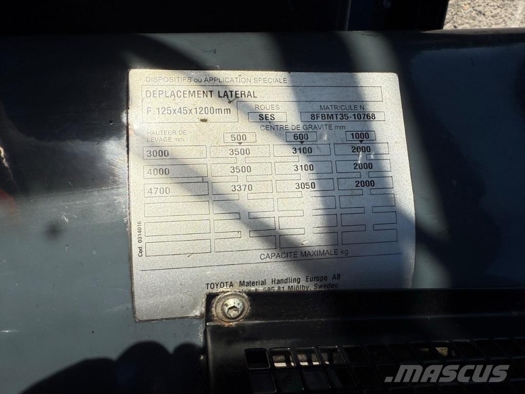 Toyota 8 FBMT 35 Elektriskie iekrāvēji