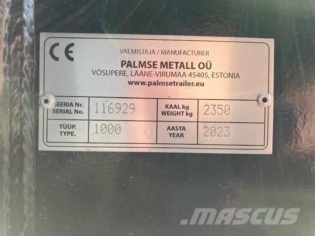 Palmse Trailer D1000 Treileri-pašizgāzēji