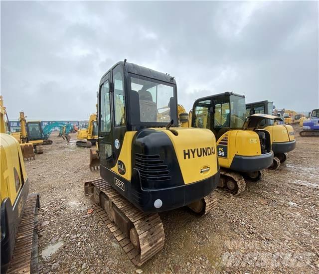 Hyundai R60W-7 Kāpurķēžu ekskavatori