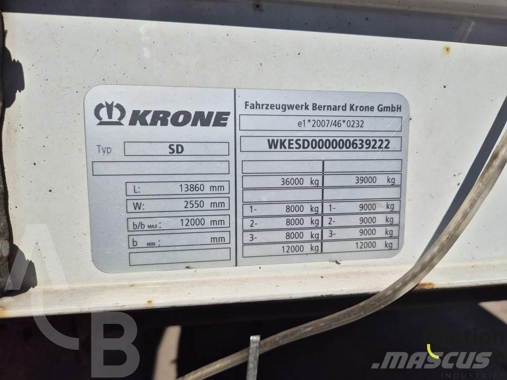 Krone SD Tents puspiekabes
