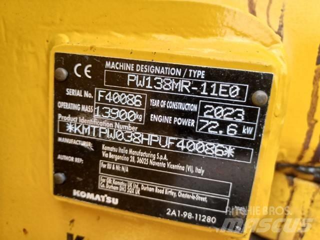 Komatsu PW138MR-11E0 Ekskavatori uz riteņiem