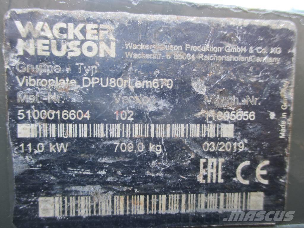 Wacker Neuson DPU 80 Vibratori