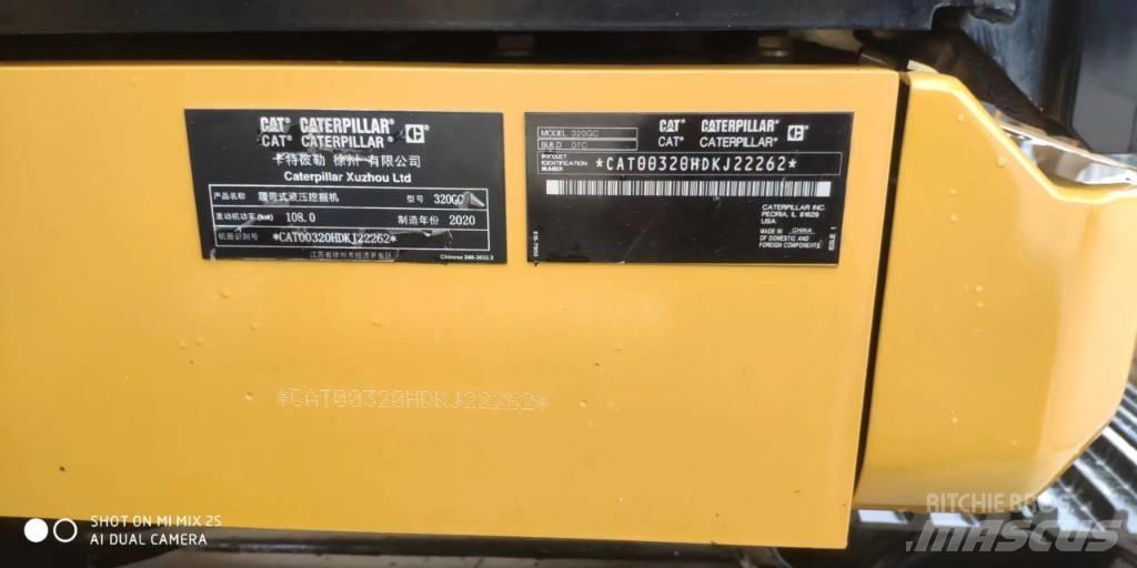 CAT 2021 CAT 320GC Ekskavatori uz riteņiem