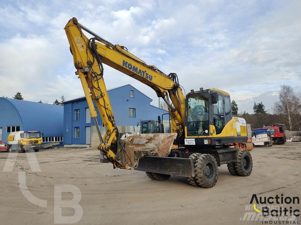 Komatsu PW160-7 Ekskavatori uz riteņiem