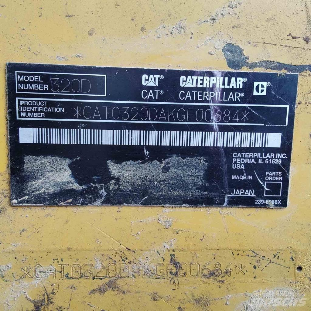 CAT 320 Kāpurķēžu ekskavatori