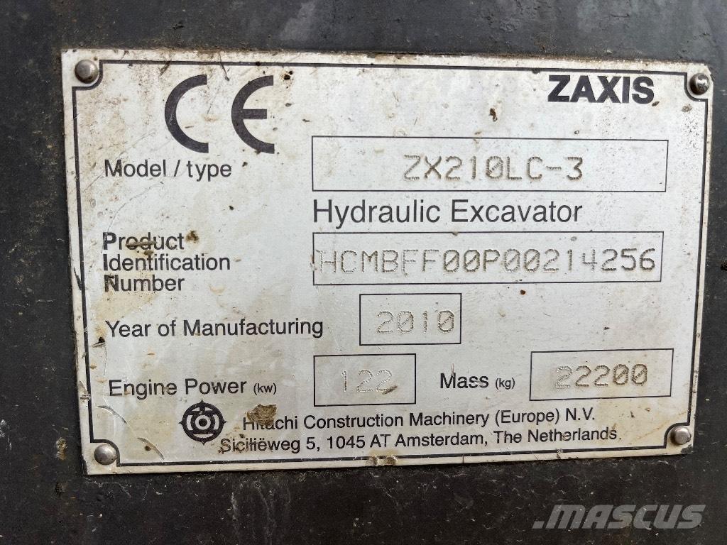 Hitachi ZX 210-3 Kāpurķēžu ekskavatori