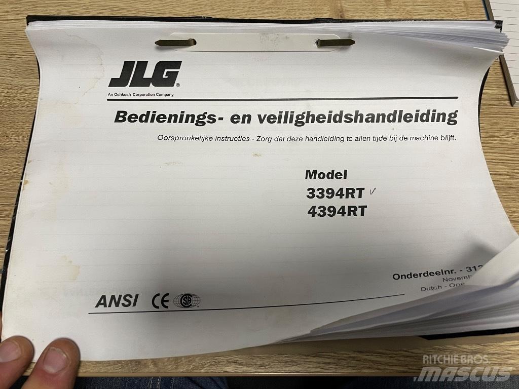JLG 3394 RT Šķerveida pacēlāji