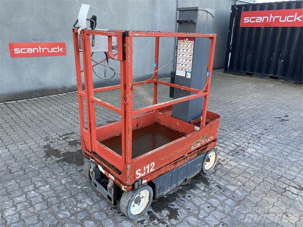 SkyJack SJ12 Šķerveida pacēlāji