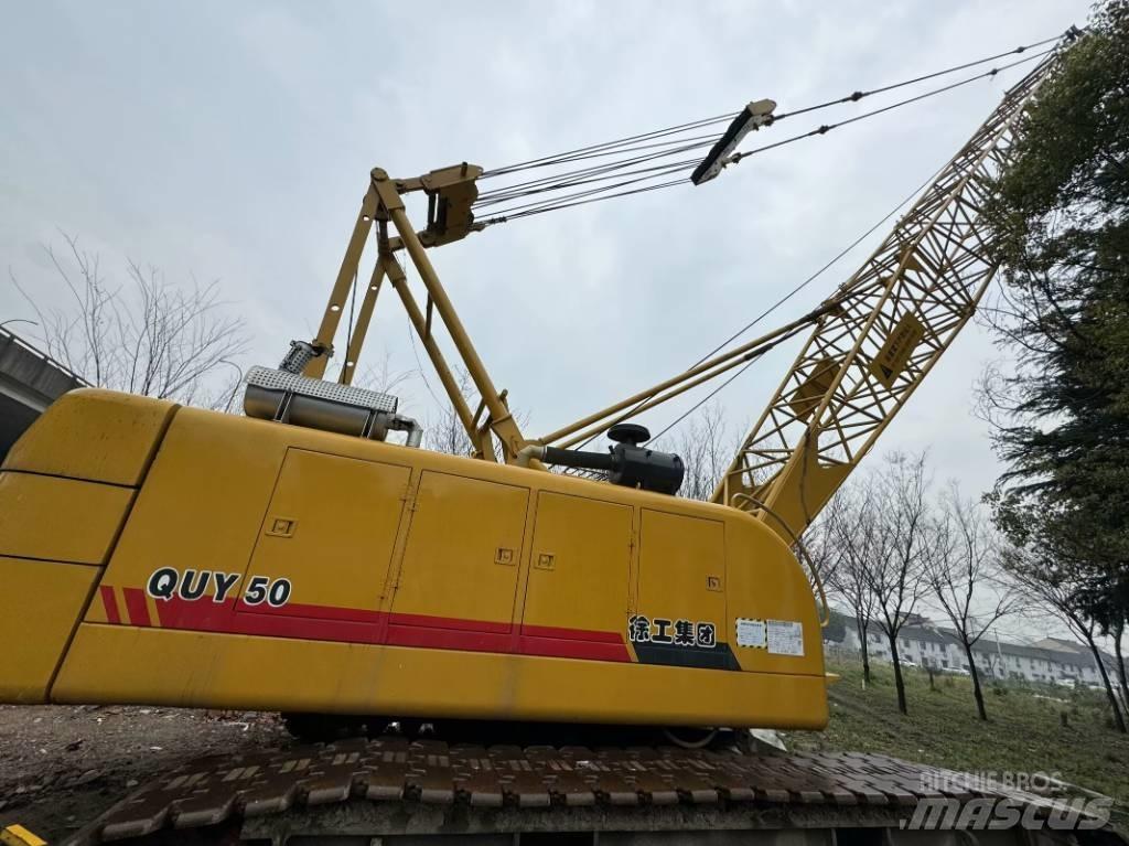 XCMG QUY 50 Kāpurķēžu ceļamkrāni