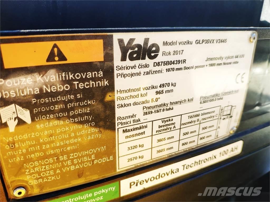 Yale GLP35VX LPG tehnika
