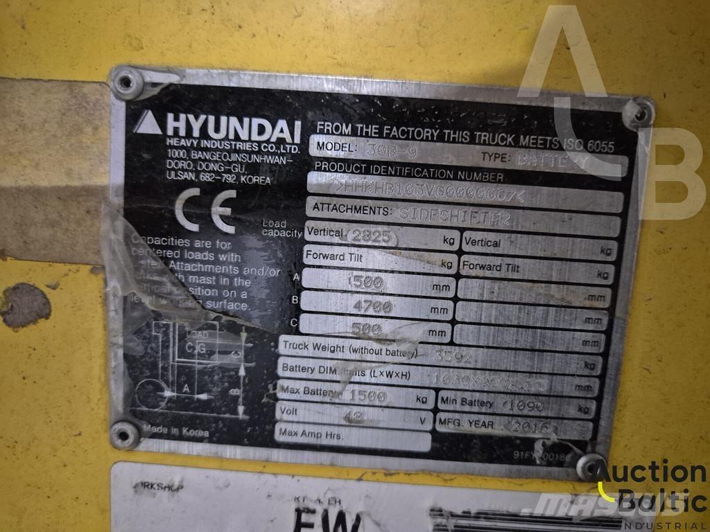 Hyundai 30B-9 Elektriskie iekrāvēji