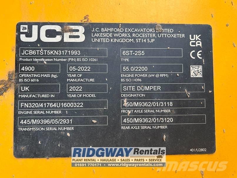 JCB 6 ST Mini pašizgāzēji