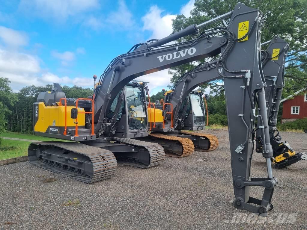 Volvo EC 140 EL Kāpurķēžu ekskavatori