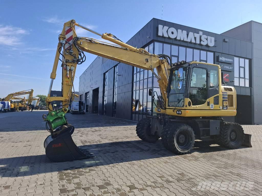 Komatsu PW 148-10 Ekskavatori uz riteņiem