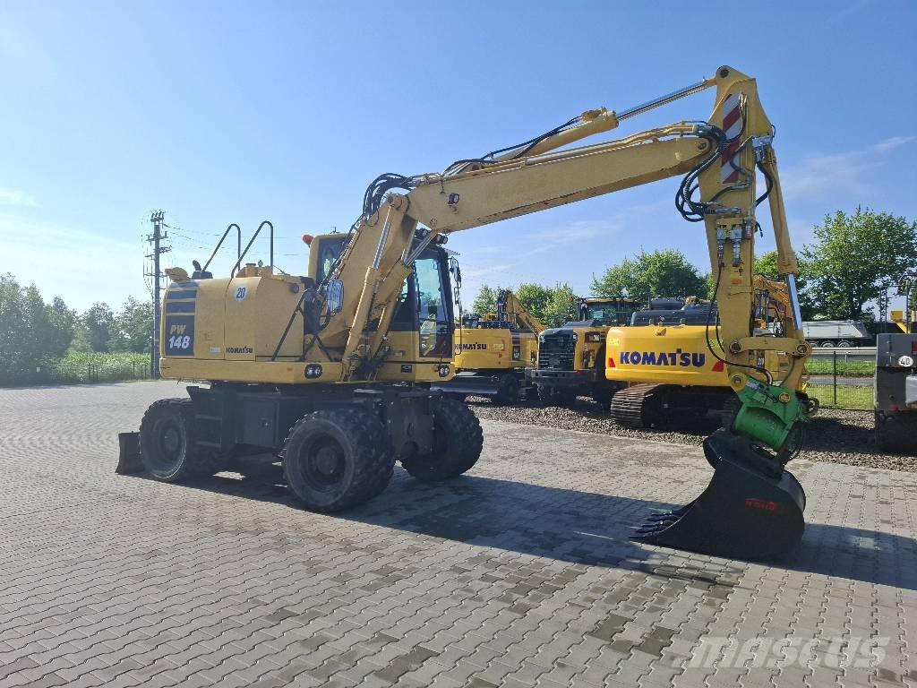 Komatsu PW 148-10 Ekskavatori uz riteņiem