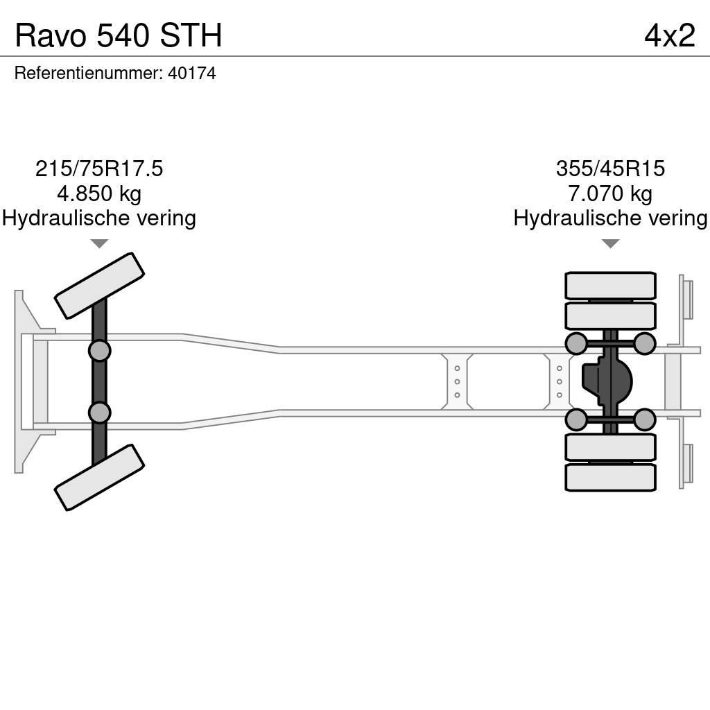 Ravo 540 STH Ielu tīrāmās mašīnas